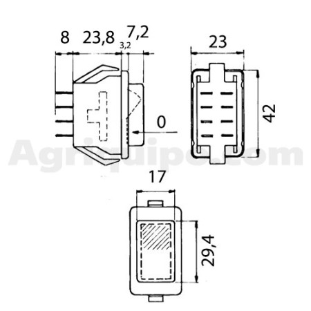 Interruptor basculante | Fiat 2