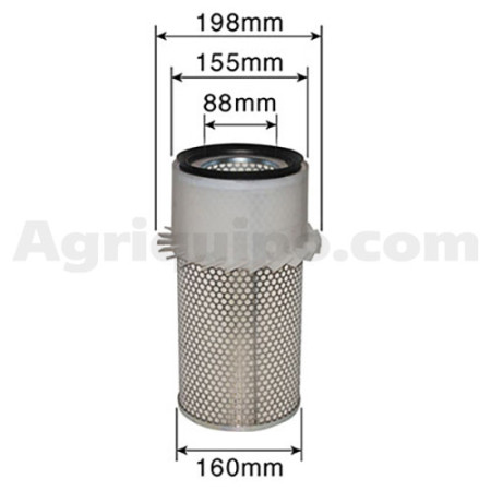 Filtro de aire exterior | Case-IH 2